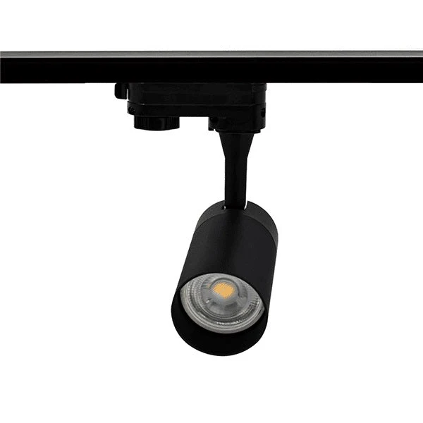LED 3-Phasen-Schienenstrahler | GU10-Fassung | Schwarz