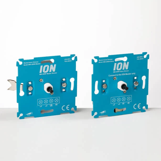 ION LED-Master-Dimmer + Slave-Dimmer | für Hotelvermittlung | 0,3–200 W