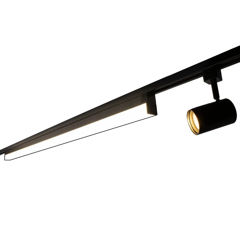 LED 1-Phasen-Stromschienenleuchte | 50 Watt | Schwarz | 120cm | 4000K – Naturweiß