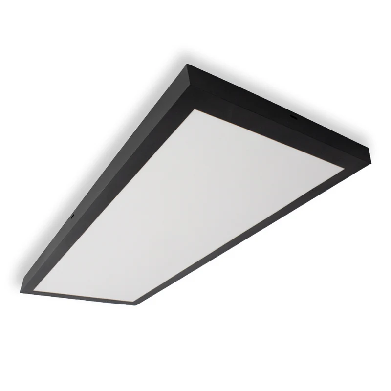 Aufbau-LED-Panel 30x120cm | 60W | Schwarz | 4500K – Naturweiß