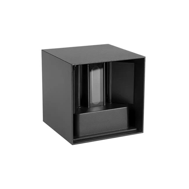 LED-Würfel-Wandleuchte | Dimmbar | IP44 | G9-Fassung | Schwarz