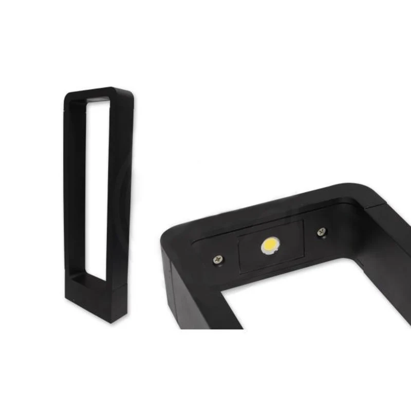 LED Garden Post - Stehende Außenleuchte | 7 Watt | 40cm | Schwarz | IP65 | 3000K - Warmweiß | BALI