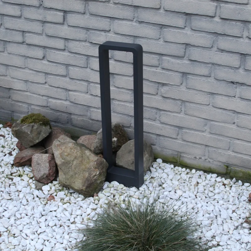 LED Garden Post - Stehende Außenleuchte | 7 Watt | 40cm | Schwarz | IP65 | 3000K - Warmweiß | BALI