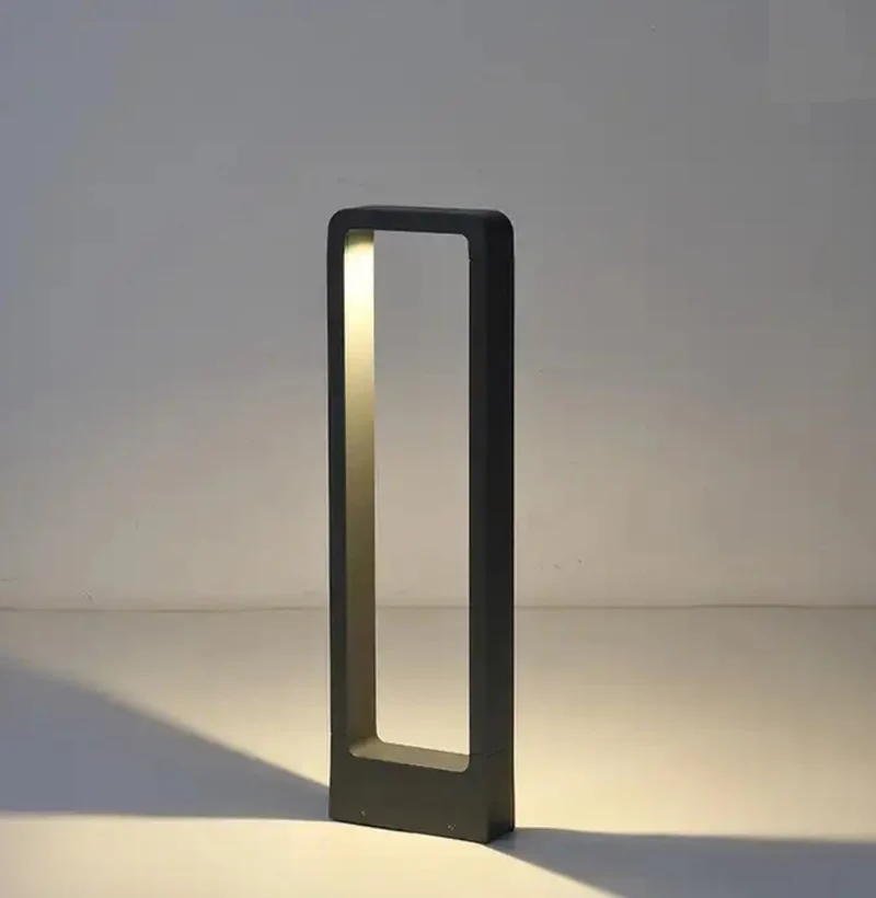 LED Garden Post - Stehende Außenleuchte | 12 Watt | 60cm | Schwarz | IP65 | 3000K - Warmweiß | BALI