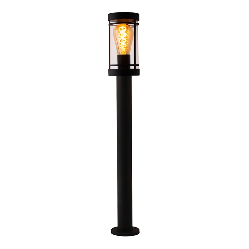LED-Gartenpfosten - Sockel - Stehende Außenleuchte | 80cm | Schwarz | IP44 – HOEDY