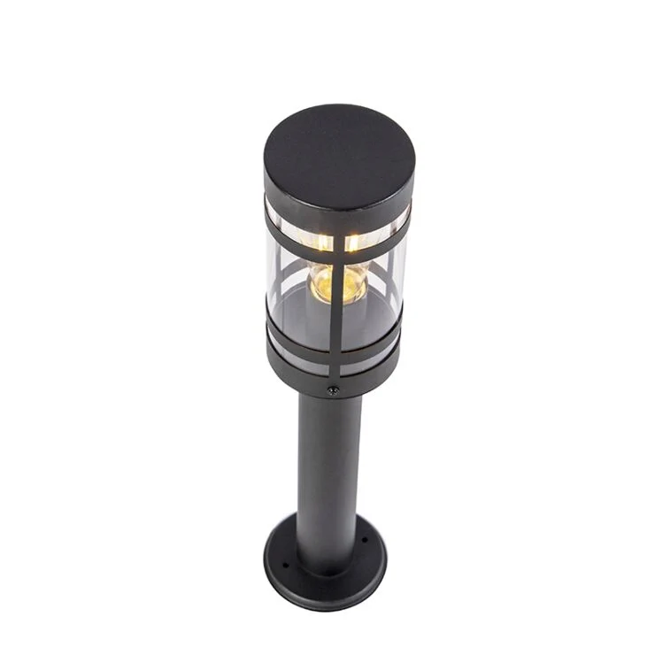 LED-Gartenpfosten - Sockel - Stehende Außenleuchte | 50cm | Schwarz | IP44 – HOEDY