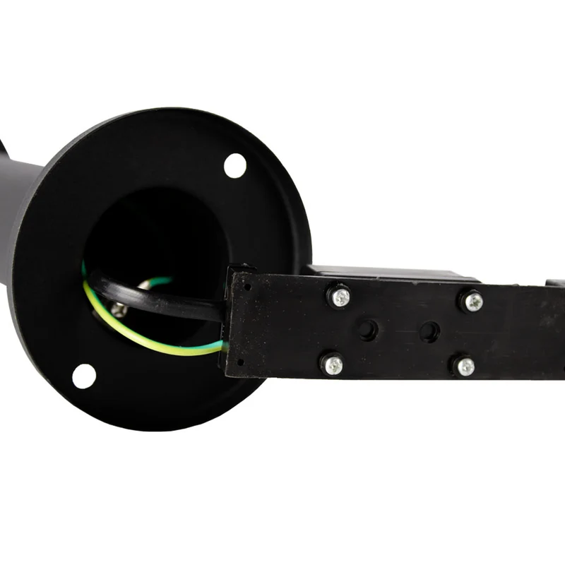 LED-Gartenpfosten - Sockel - Stehende Außenleuchte | 50cm | Schwarz | IP44 – TOMBA