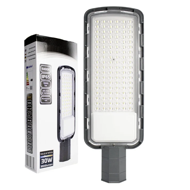 LED-Straßenlaterne | Eco-Serie | 30W | IP65 | 100lm/w | 5000K Tageslichtweiß