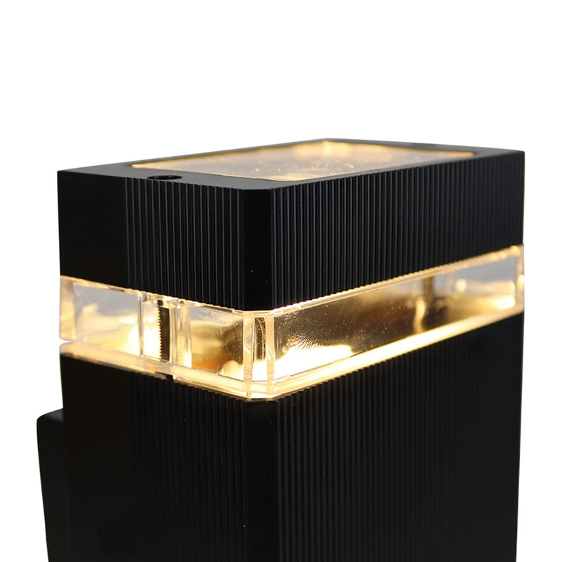 Wandleuchte mit Sensor | Auf und ab | IP65 | Schwarz | 2x GU10 | Inez