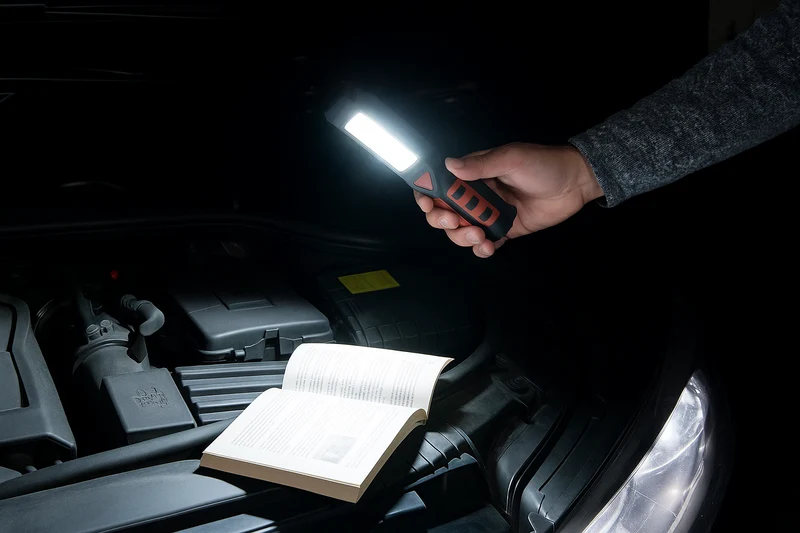 LED-Arbeitsleuchte - Handleuchte 3 Watt | Wiederaufladbar | Magnetisch | 6000K