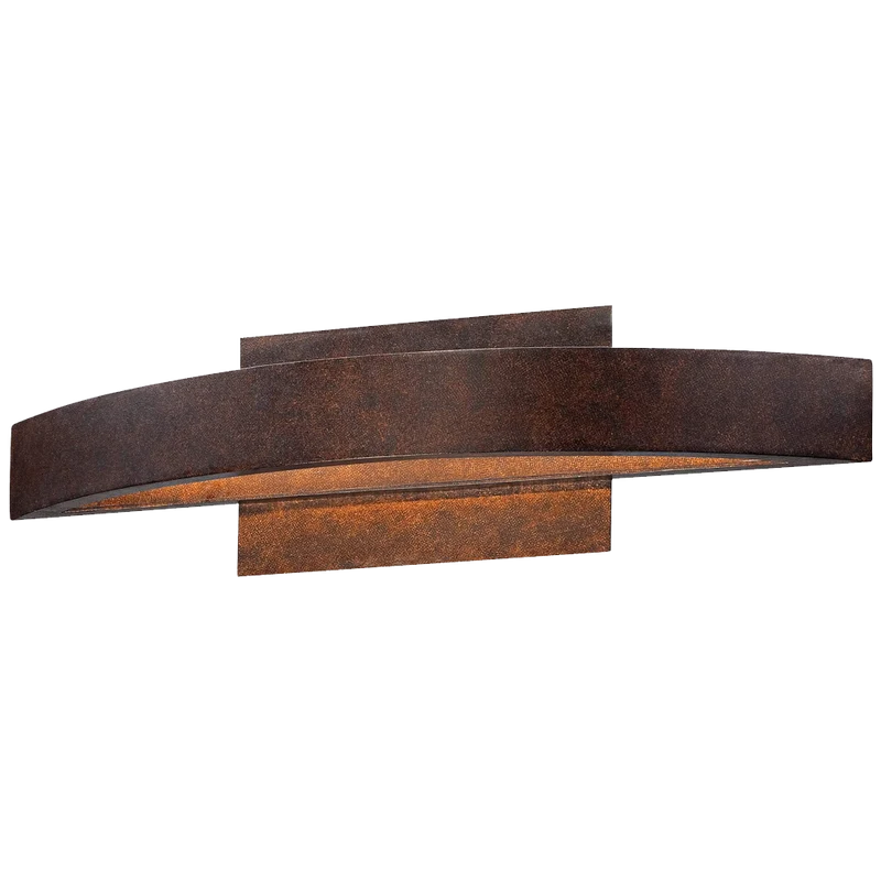 Possini Euro Coppered Arch Indoor Outdoor Led Wall Sconce