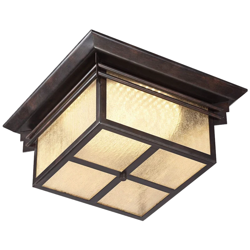 Hickory Point 15wide Led Outdoor Ceiling Light