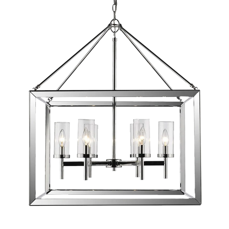 Golden Lighting 2073 6 Smyth 6 Light Chandelier