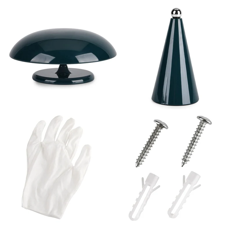 LIVMORE - 2-in-1 Magnetische LED-Tisch- und Wandleuchte, wiederaufladbar, 2400 mAh, 15,5 x 15,5 x 21 cm, Grün