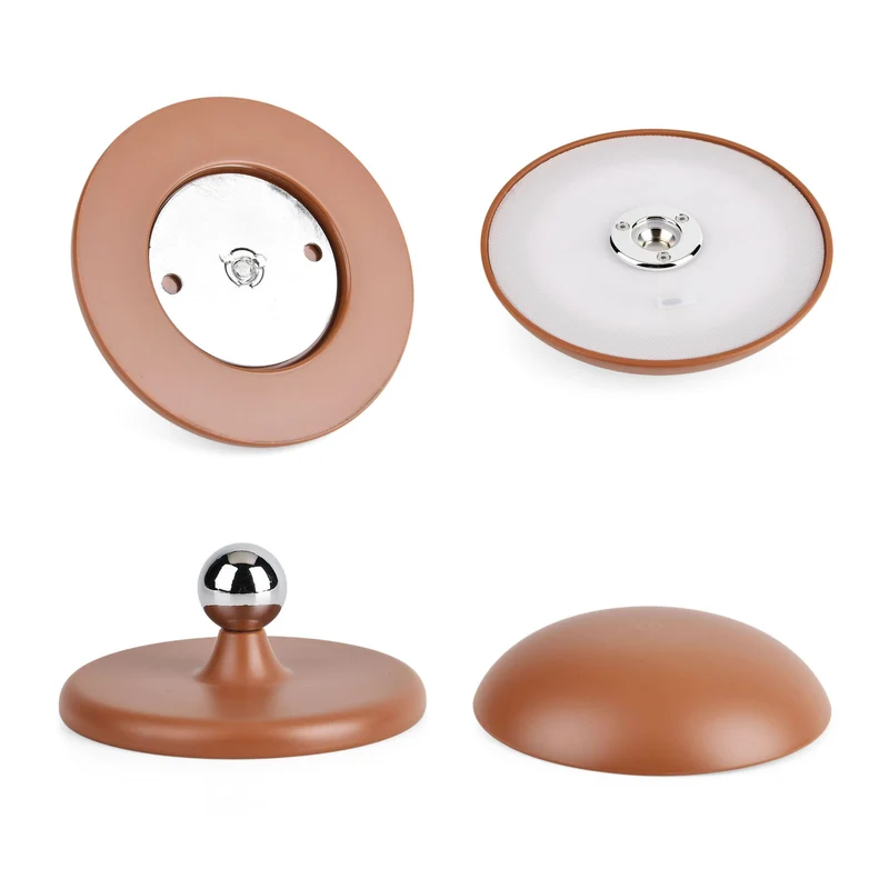 LIVMORE - 2-in-1 Magnetische LED-Tisch- und Wandleuchte, wiederaufladbar, 2400 mAh, 15,5 x 15,5 x 21 cm, Grün