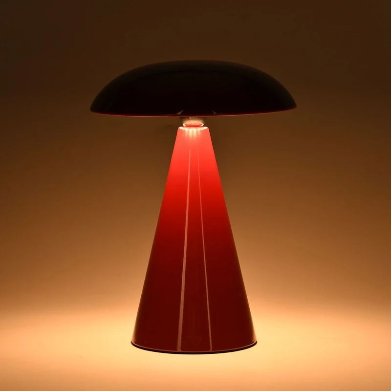 LIVMORE - 2-in-1 Magnetische LED-Tisch- und Wandleuchte, wiederaufladbar, 2400 mAh, 15,5 x 15,5 x 21 cm, Grün