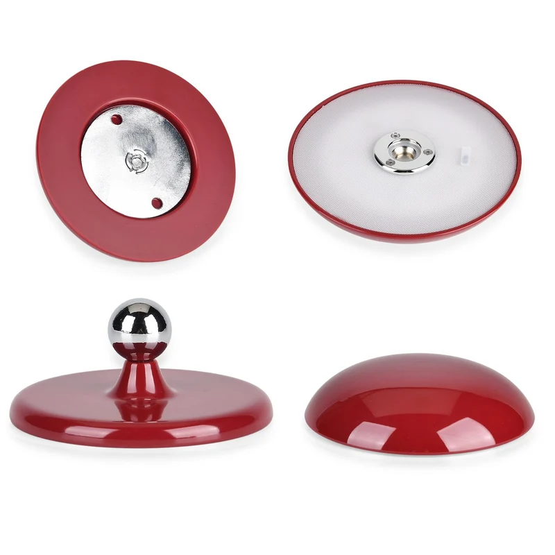LIVMORE - 2-in-1 Magnetische LED-Tisch- und Wandleuchte, wiederaufladbar, 2400 mAh, 15,5 x 15,5 x 21 cm, Grün