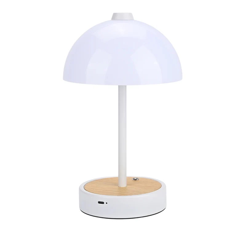 LIVEMORE - Designer Insipiriertes Tischlampe im Kuppeldesign mit Touch-Steuerung, 3000K/4500K/6000K Lichtfarbe, Größe 16x16x26,5 cm, Schwarz