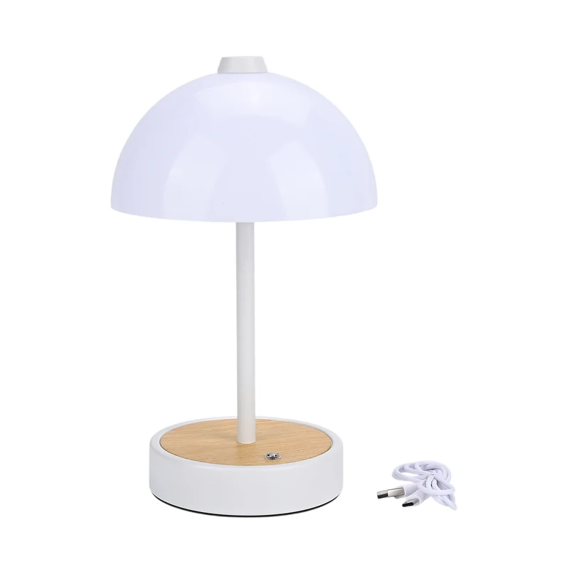 LIVEMORE - Designer Insipiriertes Tischlampe im Kuppeldesign mit Touch-Steuerung, 3000K/4500K/6000K Lichtfarbe, Größe 16x16x26,5 cm, Schwarz