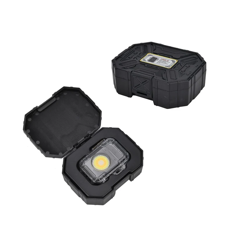 ARC Ignition Kompakte LED Lampe, 3 Farbmodi plus Blitz, Bewegungssperrtaste, 400 Lumen, Speicher per USB C aufladbar, 11.5 x 9.5 x 4 cm, Schwarz
