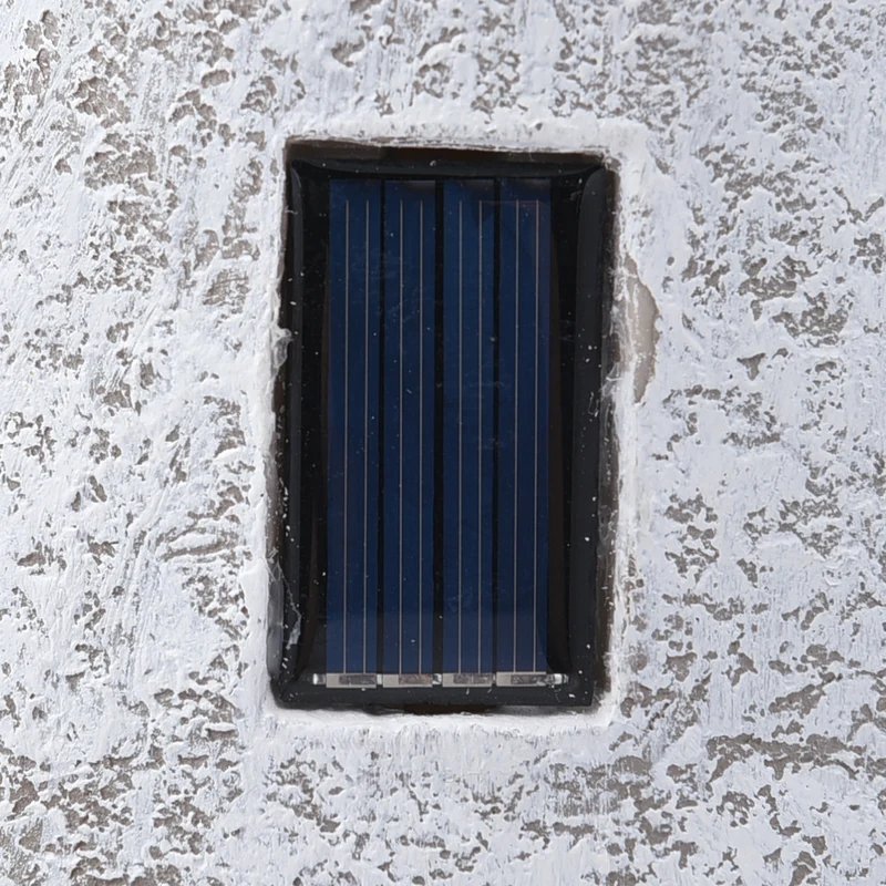 Solarleuchte - Engel, Größe 8x9x36,5 cm, Grau und Mehrfarbig