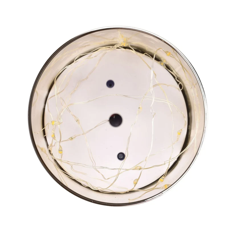 Wintertraum-Kollektion - LED-Tischlampe mit Drehfunktion, Rentier- und Tannenbaum-Motiv, Grün