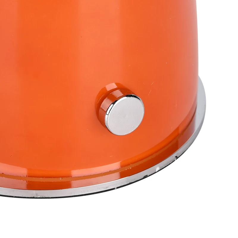 Minimalistische Glas-Pilzlampen mit Touch-Steuerung, 22x28cm, Orange