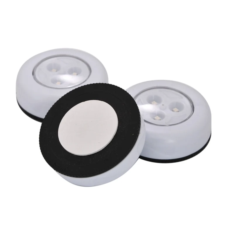 3er Set kabellose mehrfarbige LED-Licht mit Fernbedienung
