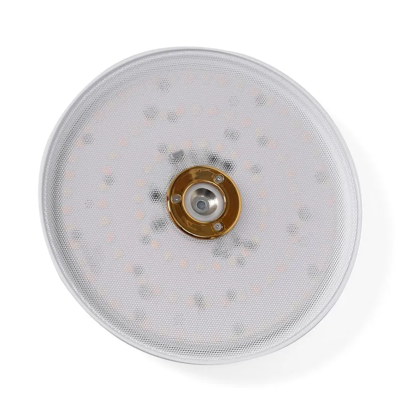 Kabellose Tischlampe mit Touch-Steuerung, Magnetdesign, Orientalisches Muster, 23x31 cm, taupe