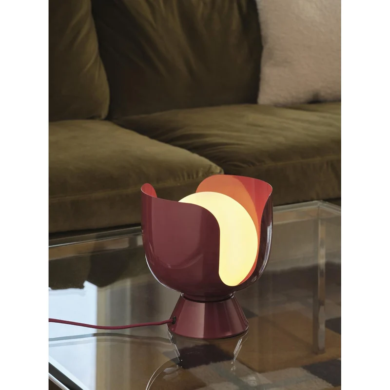 OSRAM DECOR Corolle Tischleuchte Chalice E14 Rot