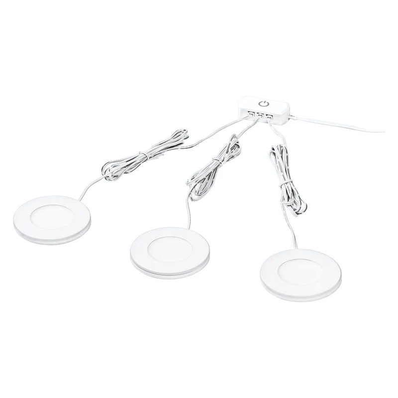 OSRAM UNDERCABINET SPOTMAGNET LED Unterbauleuchte, 75mm, 8.5W, 3000K, Warmweiß, Weiß