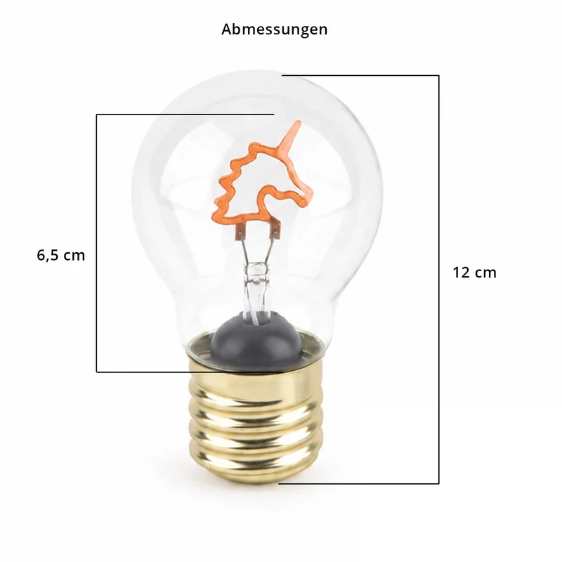 LIVMORE Dekorative Wiederaufladbare LED-Glaslampe mit Doppelherz-Motiv & USB-C (ca. 6,5 x 12 cm)