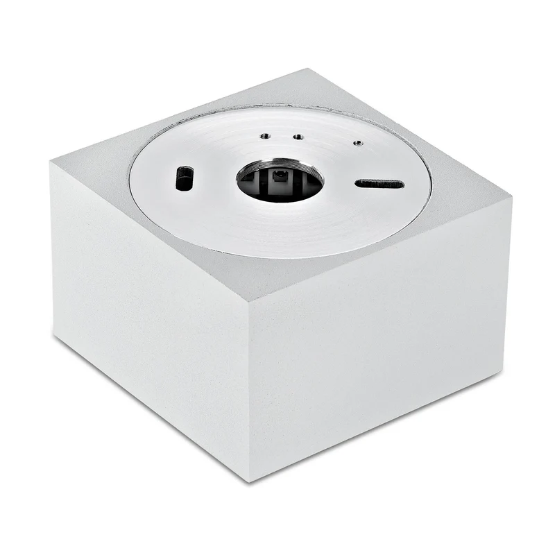 Aufbaustrahler Aluminium Weiß 50mm eckig inkl. LED-Modul