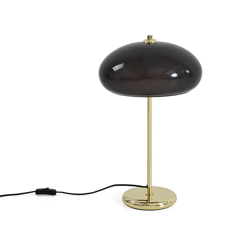 LIVMORE Art Deco Stil -Pendelleuchte mit Glasschirm, E27 Fassung, 1,5 m Kabel, 30 x 50,2 cm, Grün