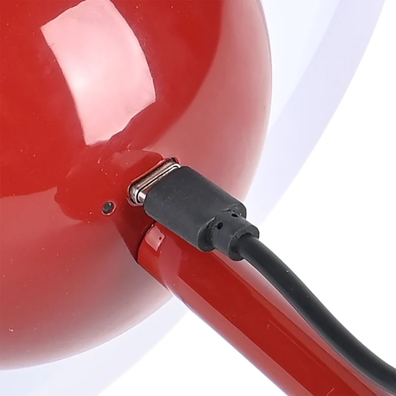 Kabellose Tischlampe - Minimalistisches Pilzdesign, Touch-Steuerung, tragbar mit 1800mAh-Akku für 4-6 Stunden, inkl. Typ-C-Kabel, 16 x 30 cm, Gelb