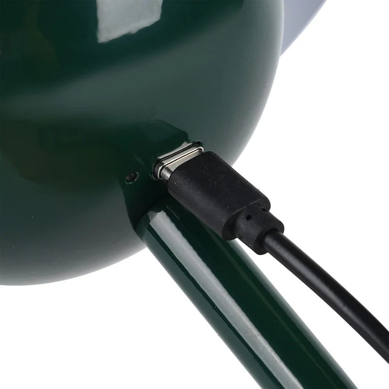Kabellose Tischlampe - Minimalistisches Pilzdesign, Touch-Steuerung, tragbar mit 1800mAh-Akku für 4-6 Stunden, inkl. Typ-C-Kabel, 16 x 30 cm, Gelb