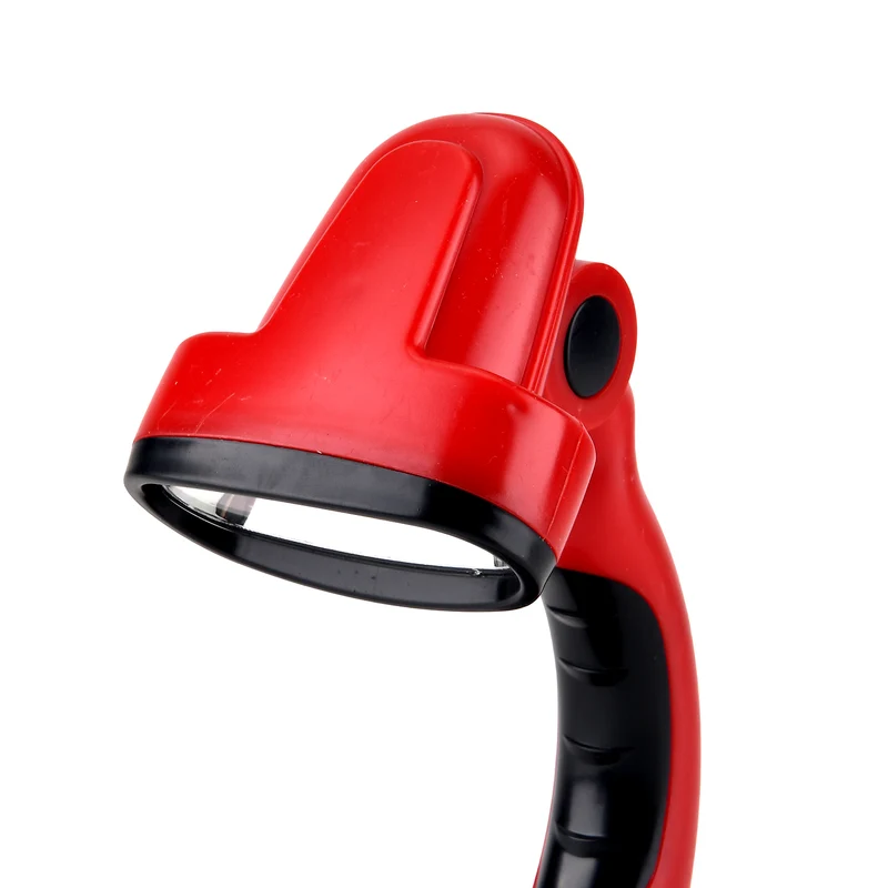 LIVMORE COB-Tischlampe, drehbar, 20x11x8,5cm, Rot-Schwarz