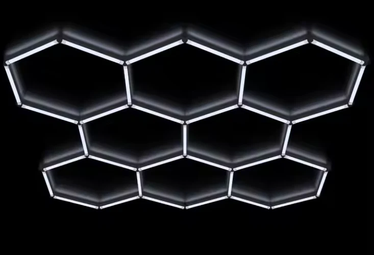 Hexagon LED Set 6500K 8 Waben 230V