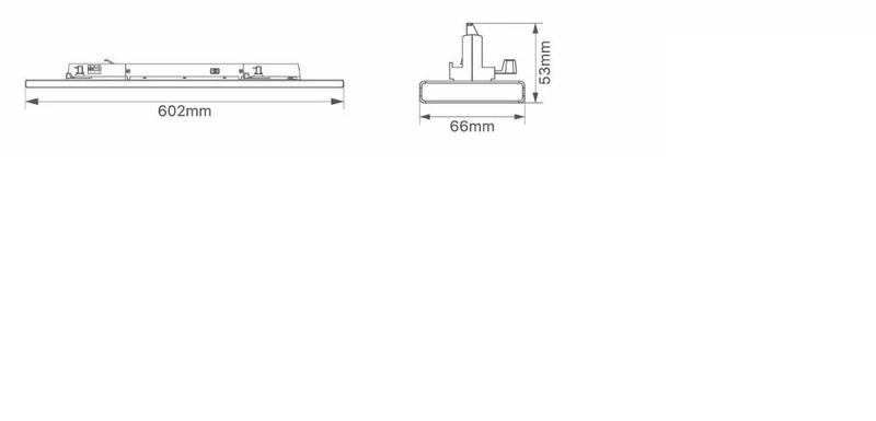 LED Linearleuchte 60cm CCT Schwarz 12-24W 3-Phasen Schienensystem