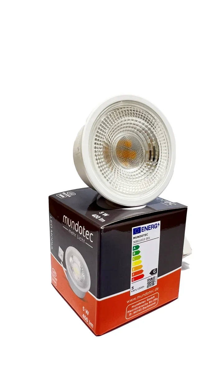 LED Flat Modul 5W 230V, klare Linse (geeignet für Einbaustrahler)