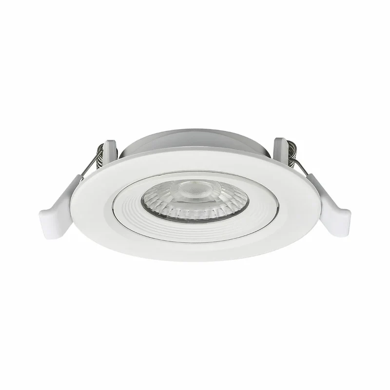 LED Einbauspot 5 Watt rund schwenkbar weiß/schwarz IP40