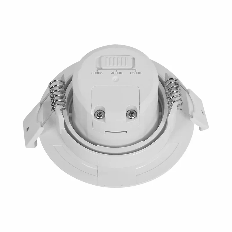 LED Einbauspot 7 Watt rund schwenkbar schwarz/weiß dimmbar IP20 Lichtfarbe einstellbar (3in1)