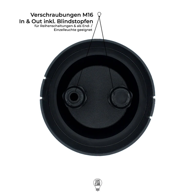 Bodeneinbaustrahler Edelstahl rund GU10 IP67 inkl. LED - Leuchtmittel