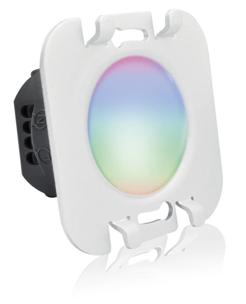 Stufenbeleuchtung LED Einbaumodul RGB + 6000K / 230V / 3W
