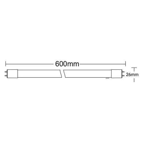 LED Tube G13 / T8 inkl. Starterbrücke 9 Watt, 900 Lumen, 60cm