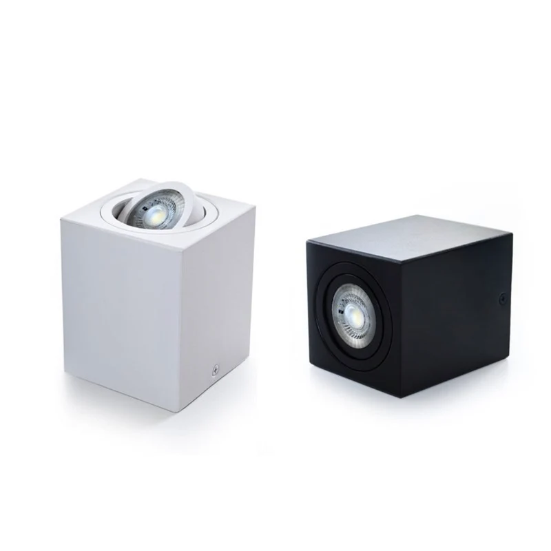 Aufbaustrahler CUBE GU10 schwenkbar