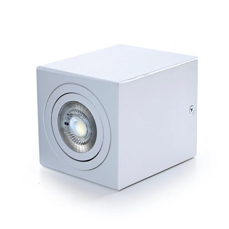 Aufbaustrahler CUBE GU10 schwenkbar