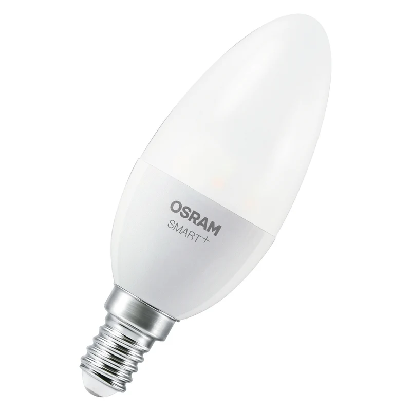 OSRAM SMART+ ZIGBEE Classic Dimmable in B-Form, LED-Lampe, Matt, 4,9 W, 470 lm, 2700 K, Wifi, Google Assistant, Amazon Alexa, Smartspeaker-Kompatibel, Dimmbar, CRI 80