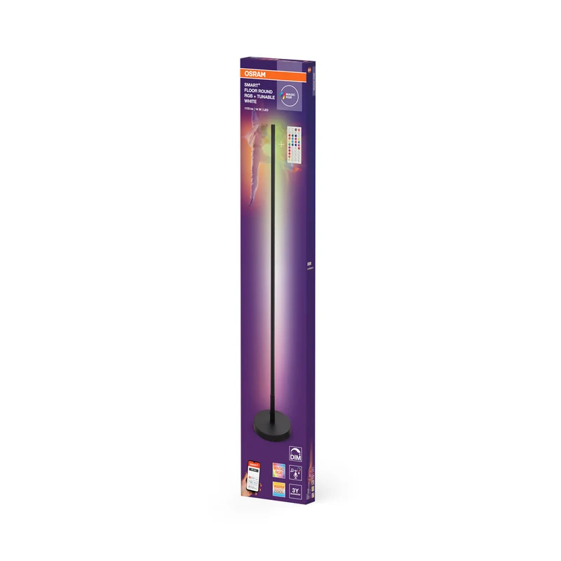 OSRAM SMART+ WIFI LED Stehleuchte, rund, schwarz, 14W