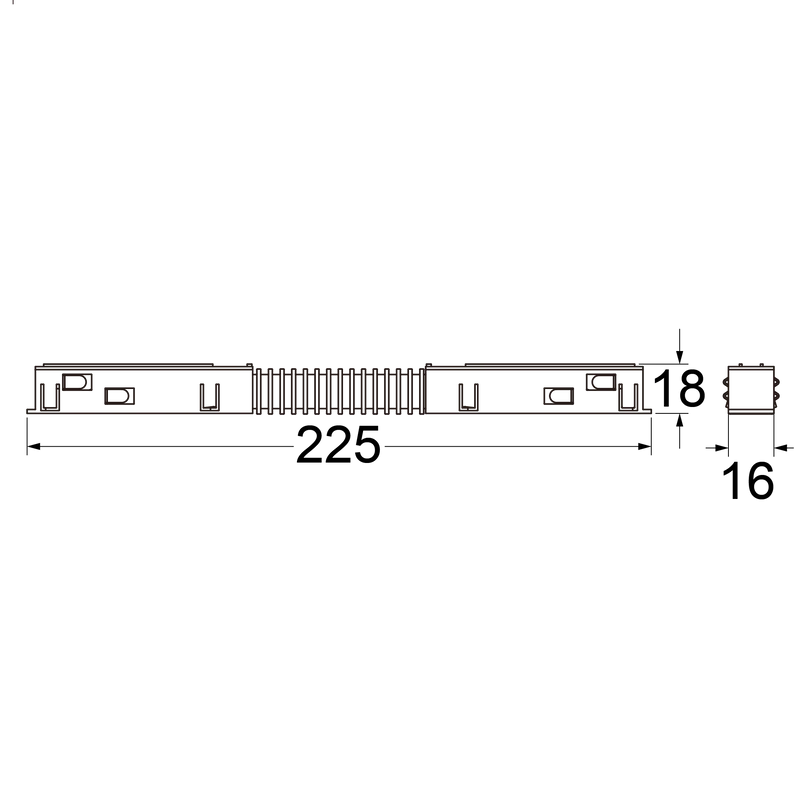 Flexibler Längsverbinder 48V